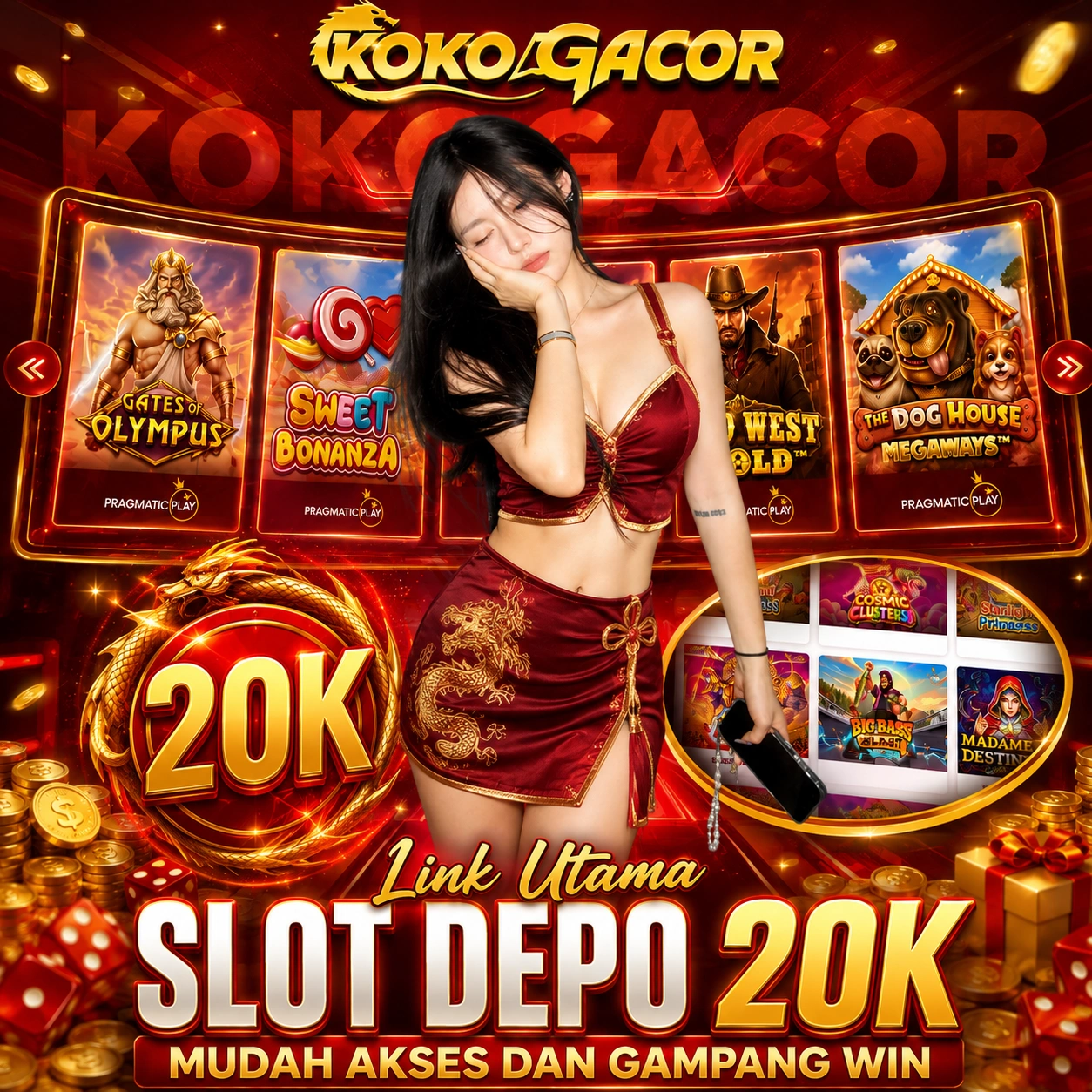 KOKOGACOR - Pesona Pria Mapan KOKOGACOR Dalam Membuka Website Sebuah Game Online